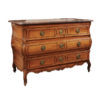 Louis XV Fruitwood Commode with Marble Top