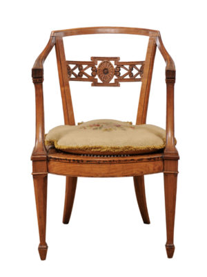 18th Century Armchair with Cane Seat