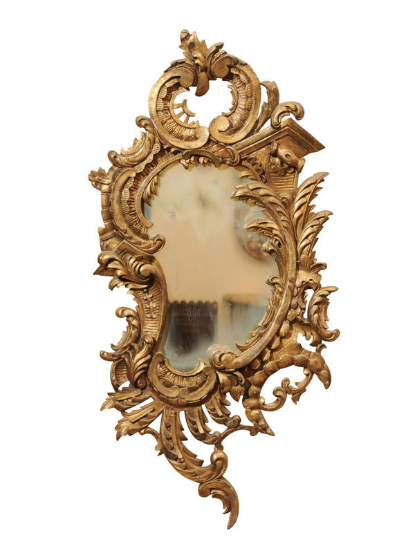 19th Century Rococo Style Mirror