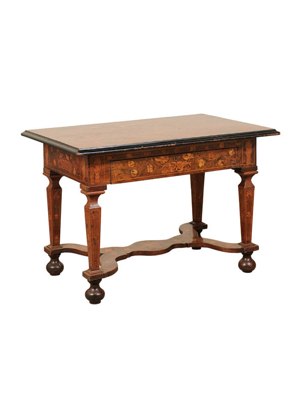 Marquetry Inlaid Rectangular Center Table