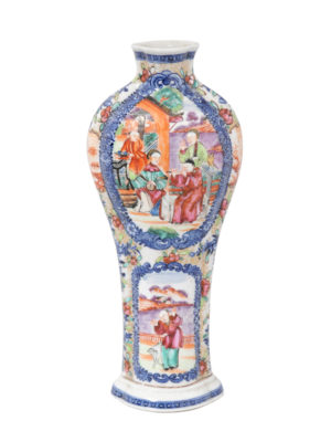 Chinese Export Mandarin Vase
