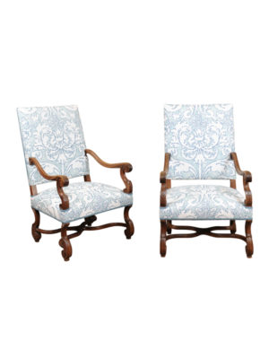 Pair Louis XIV Style Armchairs