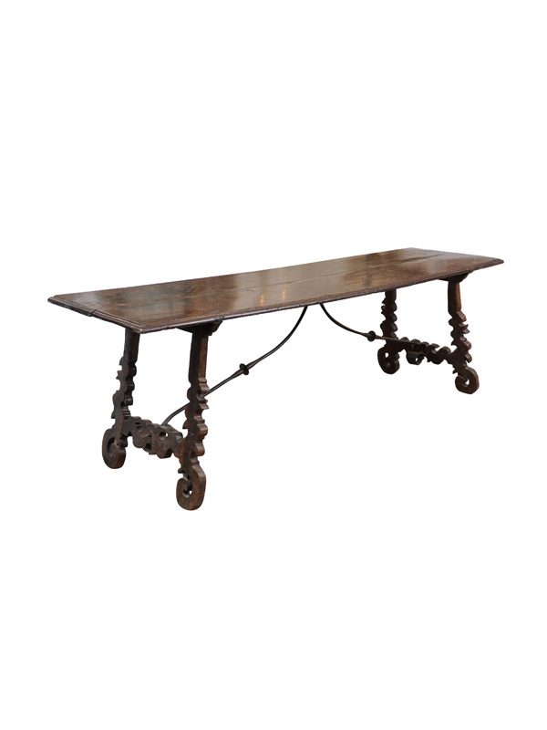 17th Century Italian Chestnut Hall Table