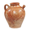 French Pottery Jug with Slip Decoration