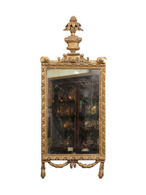 18th C. Italian Neoclassical Giltwood Mirror