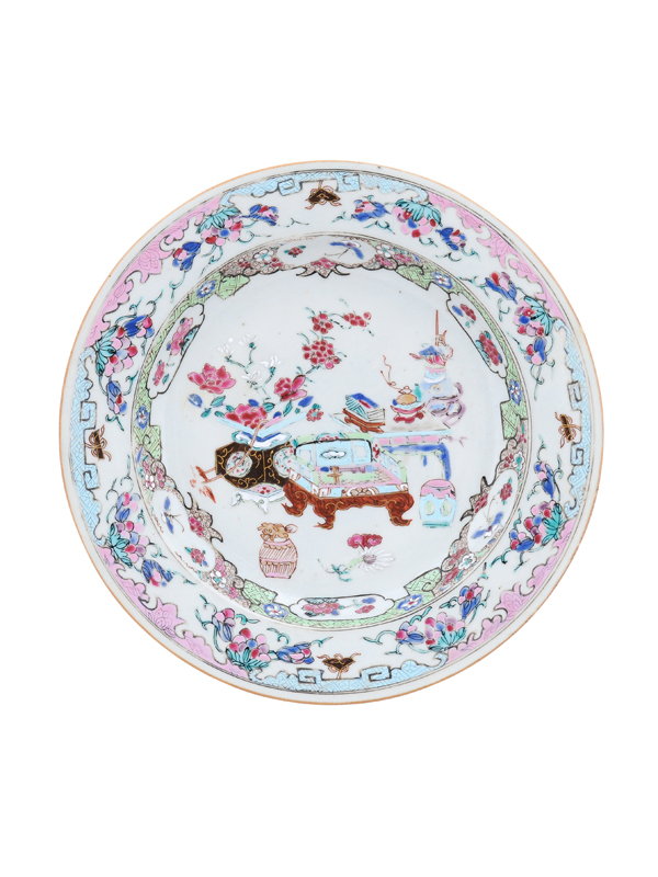 18th Century Famille Rose Plate