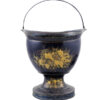 19th C. Blue Painted Tole Bucket