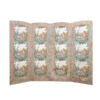19th Century French Folding Screen with Landscape Scene