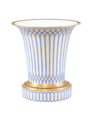 Blue & Gold Paris Porcelain Cachepot