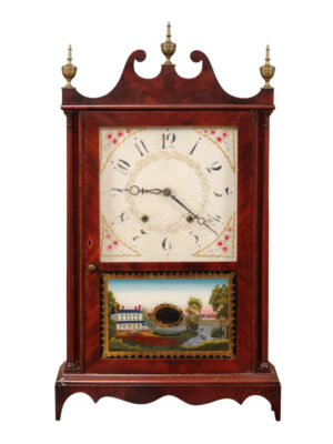 Eli Terry Pillar & Scroll Mantel Clock