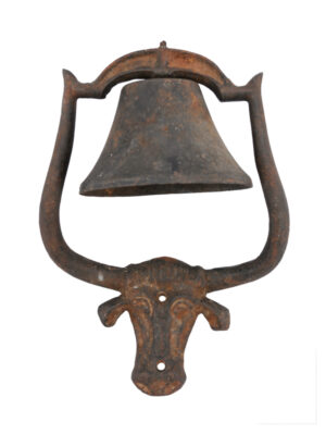 Longhorn Form Cast Iron Bell