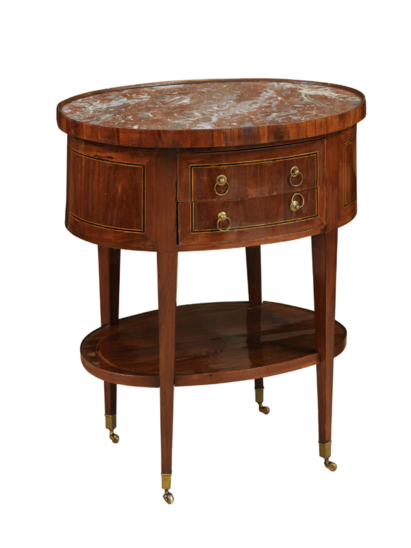 Louis XVI Fruitwood Chiffoniere with Marble Top