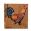 Oil on Board Rooster Painting