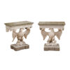 Pair of Wall Mounted Eagle Console Tables