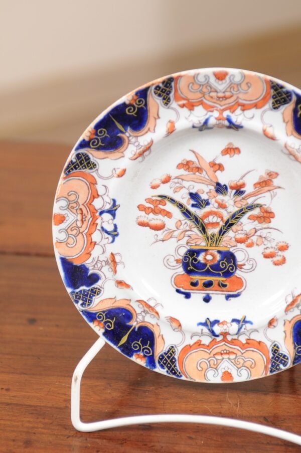 Set of 6 English Mason's Ironstone Dessert Plates, ca. 1850 - Image 14