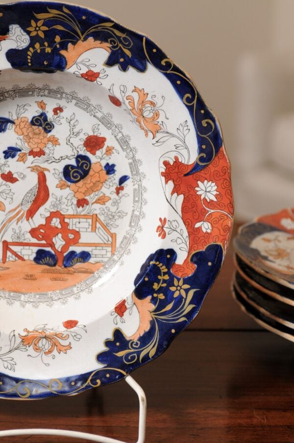 Set of Six Ironstone Soup Bowls, England ca. 1880. PRICED PER EACH. $150/bowl. - Image 13