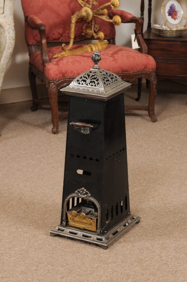 Victorian Iron & Steel Oil Stove / Heater, ca. 1880 - Image 14