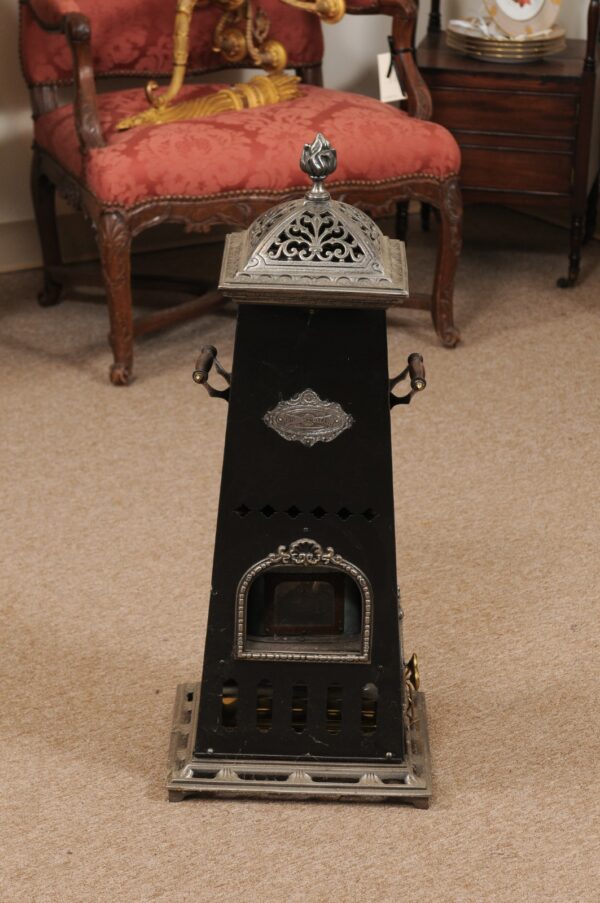 Victorian Iron & Steel Oil Stove / Heater, ca. 1880 - Image 16