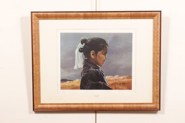 Collection of 10 Western Art Prints from "Franklin Mint" Portfolio in Wood Frames. PRICED PER EACH. - Image 12