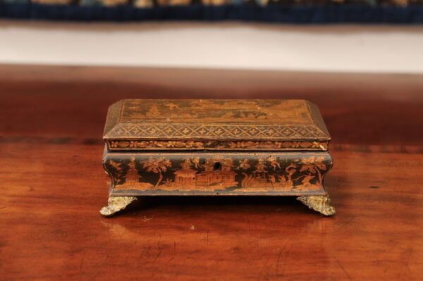 19th Century English Penwork Work Box - Image 13