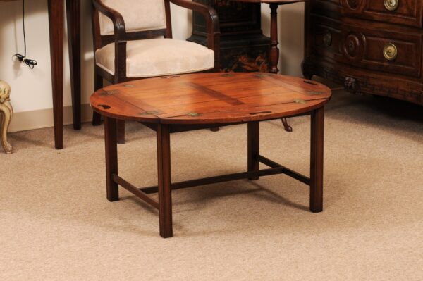 English Butler's Tray on Stand, Mahogany - Image 3