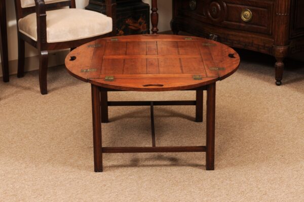 English Butler's Tray on Stand, Mahogany - Image 5