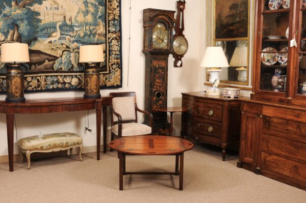 English Butler's Tray on Stand, Mahogany - Image 7