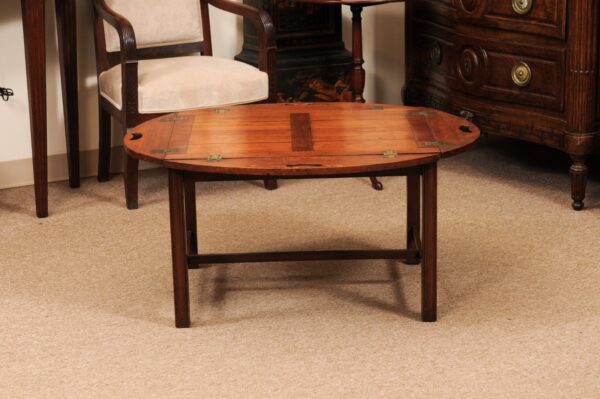 English Butler's Tray on Stand, Mahogany - Image 12