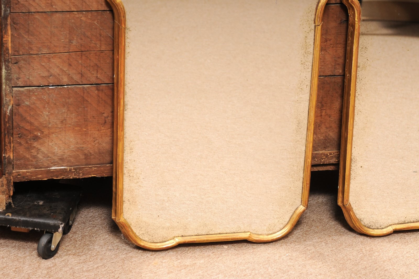 Pair of 18th Century Italian Rococo Giltwood Mirrors | William Word ...