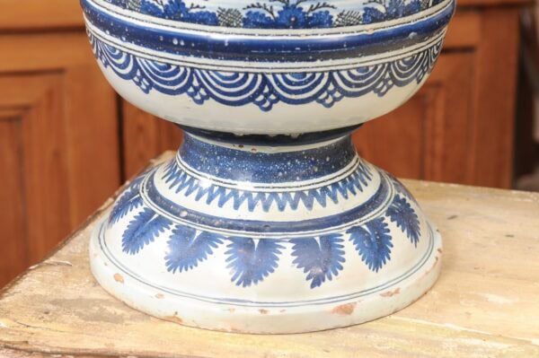 Large 18th Century Delft Blue & White Jardiniere / Planter - Image 15