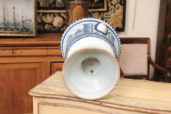 Large 18th Century Delft Blue & White Jardiniere / Planter - Image 18