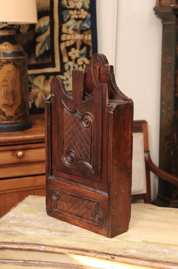 18th Century French Walnut Breadcrumb / Flour Box with Sliding Door, Nimes - Image 13