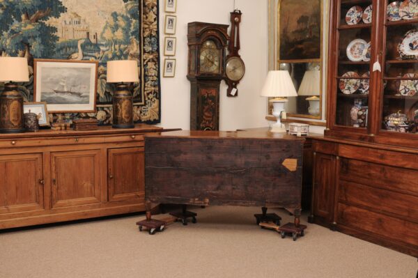 Late 18th Century Italian Walnut Credenza with Canted Sides & 4 Doors - Image 9