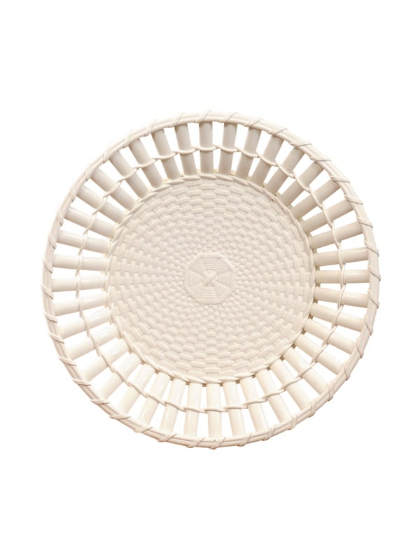 Early 19th Century French Reticulated creamware Plate