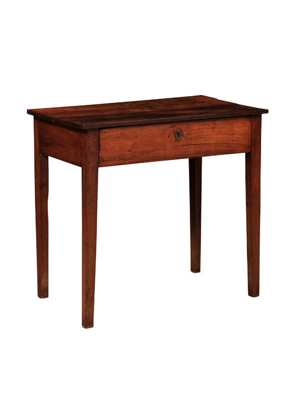 Mid 19th Century Louis Philippe Fruitwood Side Table with Drawer