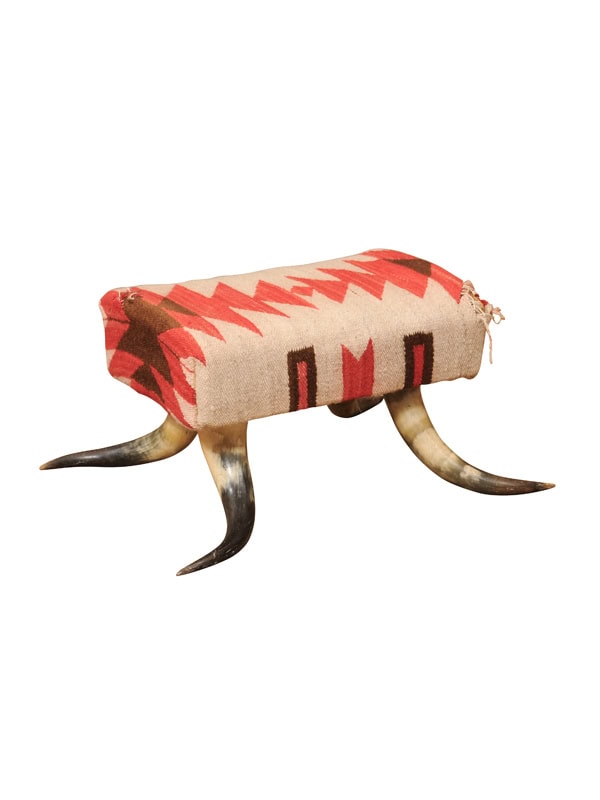 Horn Foot Stool