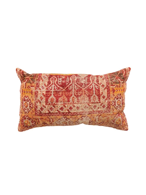 Large Pillow with Turkish Kilim Textile