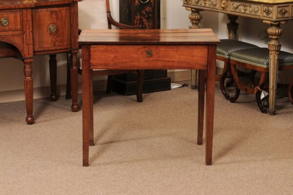 Mid 19th Century Louis Philippe Fruitwood Side Table with Drawer - Image 13