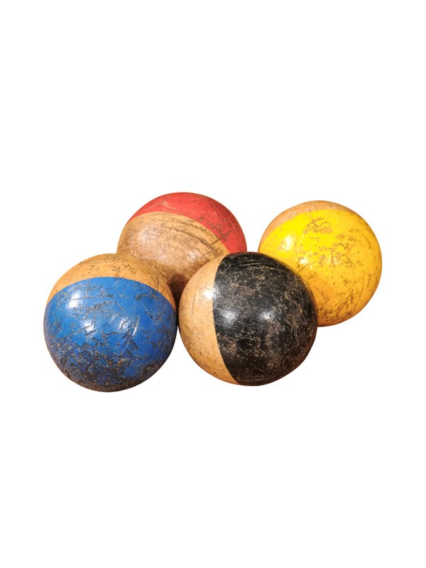 Set of 4 Croquet Balls