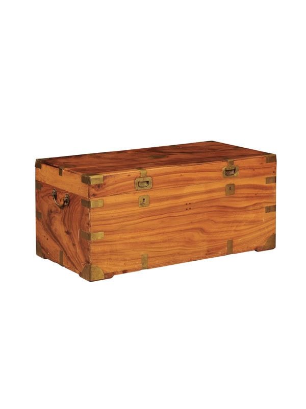 English Campaign Trunk, 19th Century