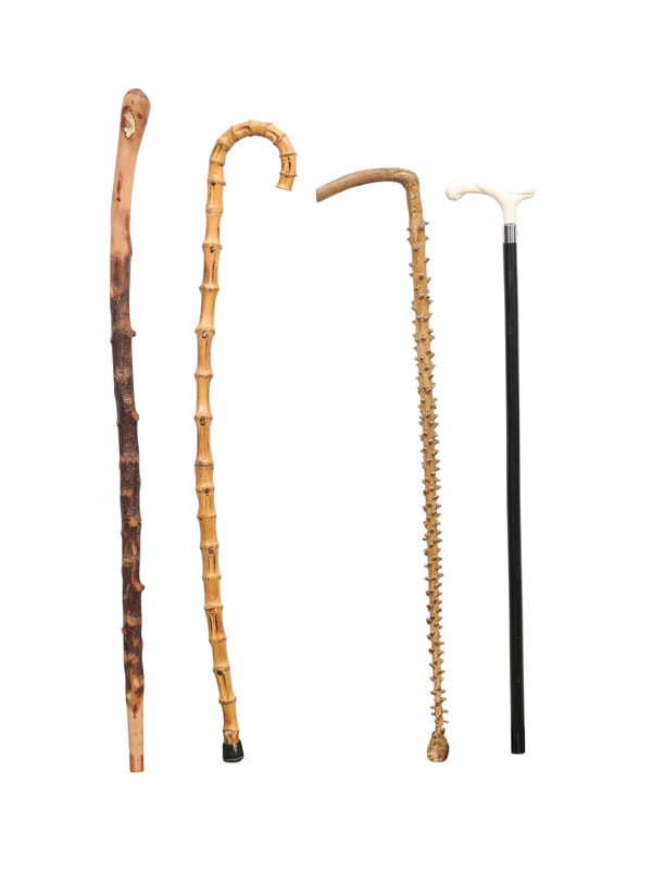 Set of 4 Vintage Walking Sticks