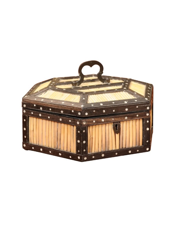 Octagonal Quill Box, Late 19th Century
