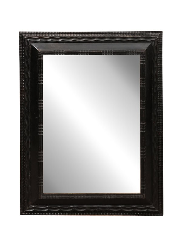Italian Ebonized Rectangular Mirror, ca. 1900
