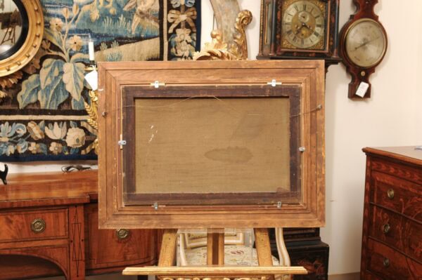 Giltwood Framed English Oil on Canvas of Pastoral Farm Scene, Signed Lower Left "S. J. Clark", Late 19th Century - Image 14