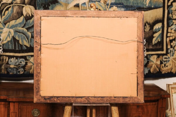 Large Burled Wood Framed Pastel Drawing of a Dog "Honey Plum", Signed lower right - Image 16