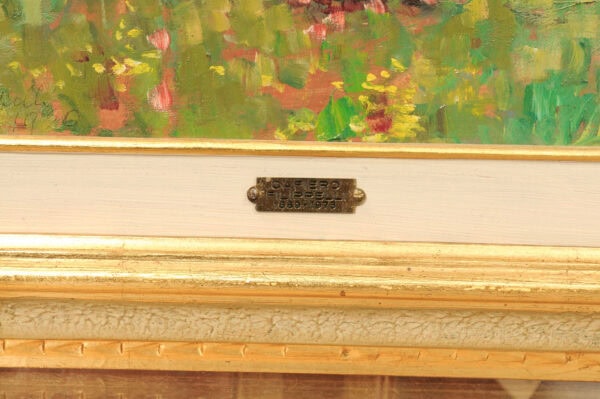 Giltwood Framed Oil on Board Landscape by "Filipelli" (1889-1973) - Image 15