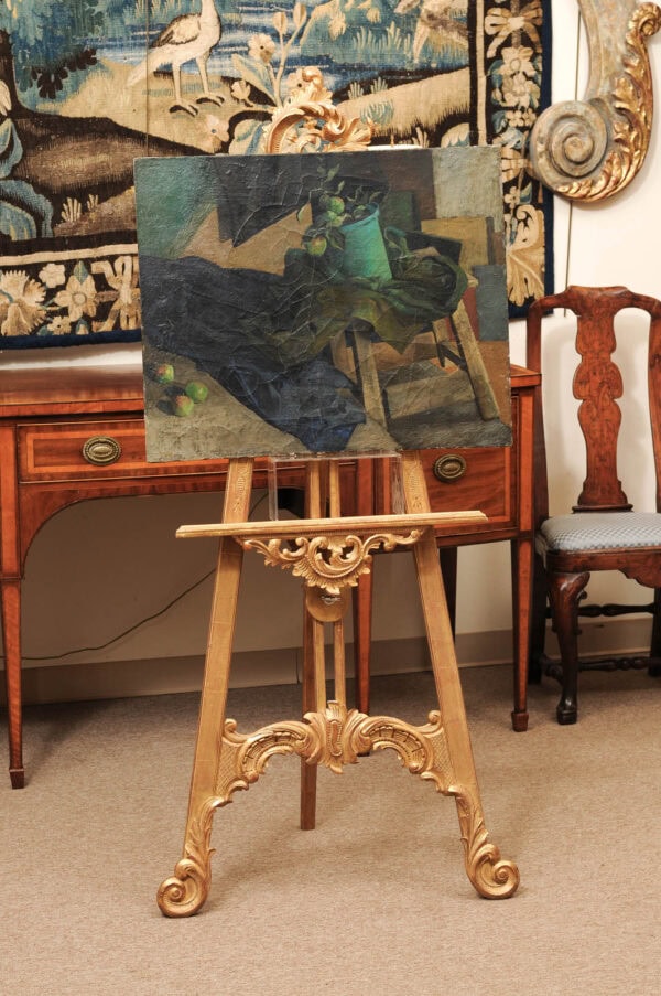 Large Oil on Canvas Still Life Painting, Ca. 1940, France - Image 12