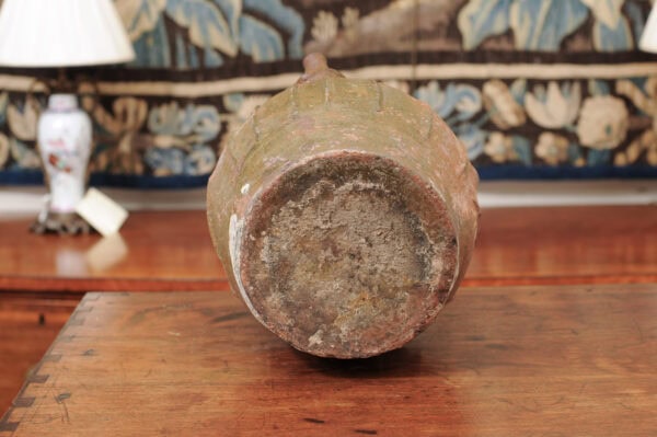 Large 19th Century French Pottery Oil Jar with Handles - Image 14
