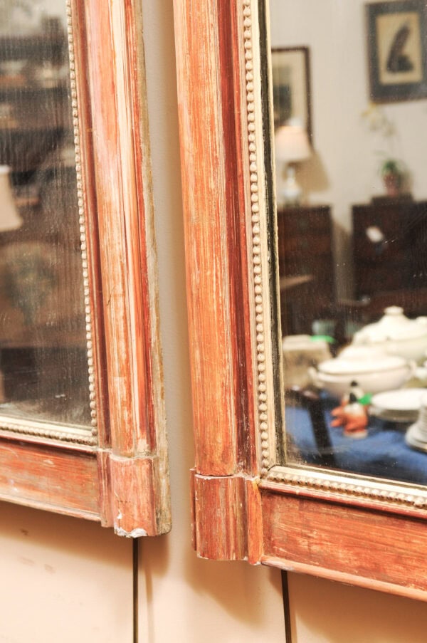 Pair of 19th Century French Louis Philippe Giltwood Mirrors, ca. 1860 - Image 13