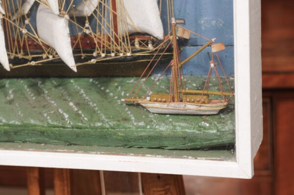 19th Century French Sailboat Diorama - Image 14